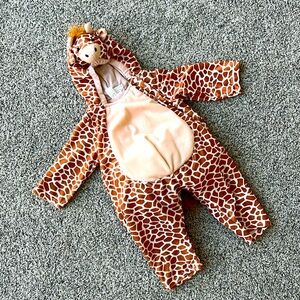 Chrisha Playful Plush Giraffe Costume